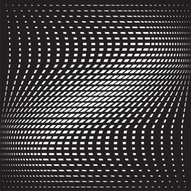 optik art opart çizgili dalgalı arka plan soyut dalgalar siyah bir