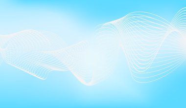 Mavi dalga iş arka plan arka kapak tasarımı