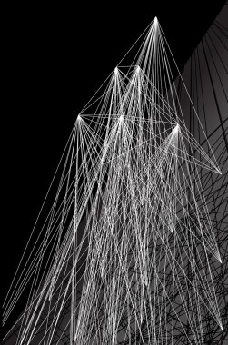 soyut bağlantı arka plan gri tonlamalı yapısı. teknoloji b