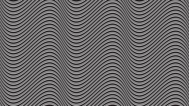 optik art opart çizgili dalgalı arka plan soyut dalgalar siyah bir