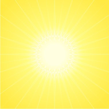 Sarı güneş sembolü seti, işaret, simge