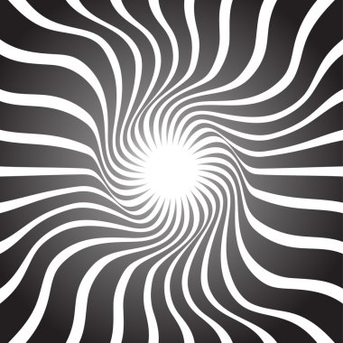 soyut büküm, girdap, ışınları Radyal şık arka plan