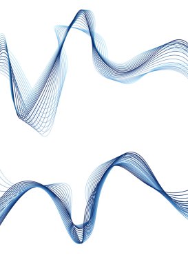 dalgalı çizgiler düz, artalanları sunu moda veya bu için dalga