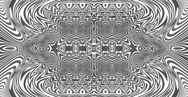 モーフィングの渦巻くサイケデリックな背景を流れる抽象 — ストックベクタ