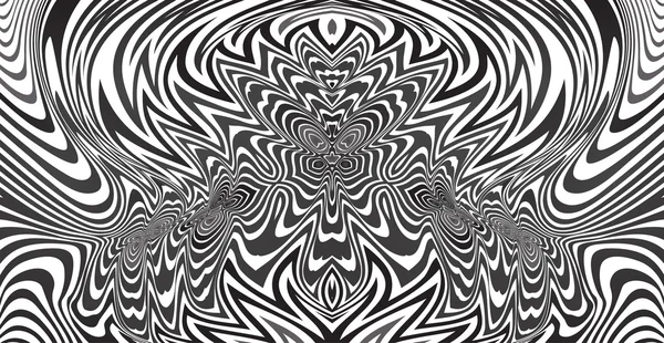 Abstracto fluir morfología remolino fondo psicodélico — Vector de stock