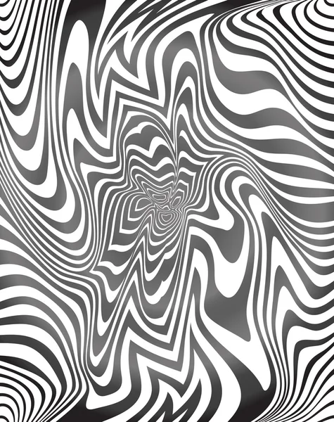 抽象的流动变形旋迷幻背景 — 图库矢量图片