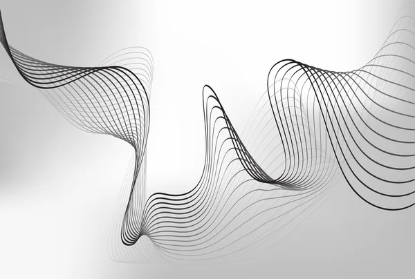 Röka bakgrund. grå skala, abstrakt vektor Illustration — Stock vektor
