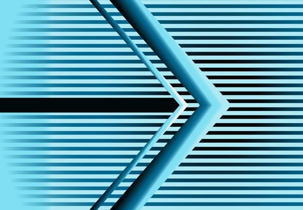Abstrakt blå pil bakgrund. teknik bakgrund, motion bann — Stock vektor