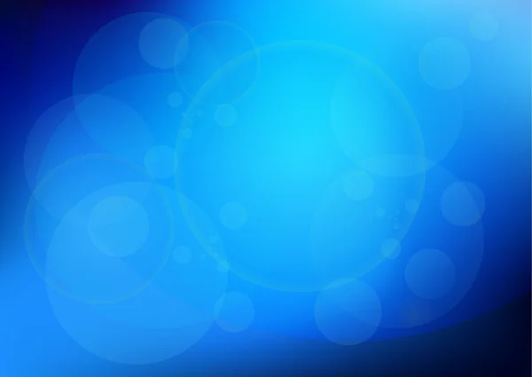 Círculos fondo azul abstracto moderno fondo, transparente — Vector de stock