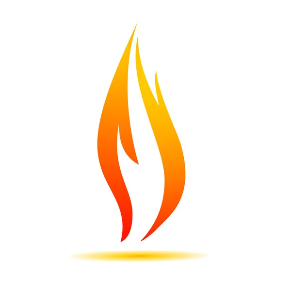 Oheň ikonu nastavit vektorové ilustrace design symbolem kolekce — Stockový vektor