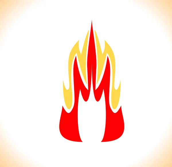 Simge set vektör çizim tasarım sembolü koleksiyonu ateş — Stok Vektör