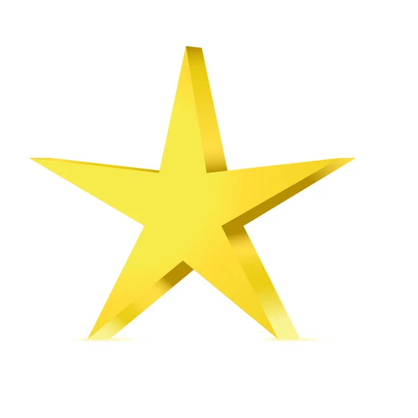 Silver metal star vector icon symbol — Stock Vector