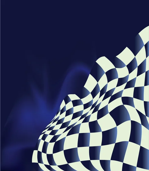 Checkered flag background race flag design — Stock Vector