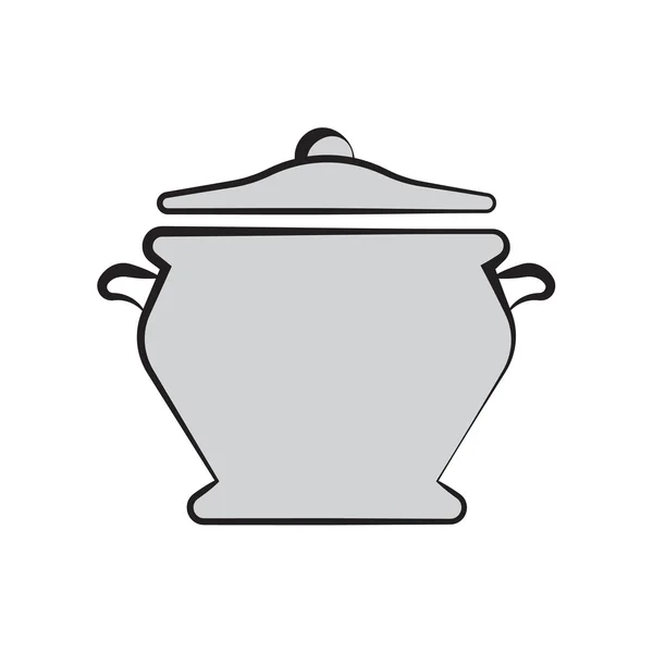 Matlagning pan symbol ikon designelement — Stock vektor