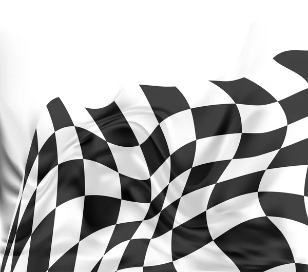 Checkered flag background race flag design — Stock Vector
