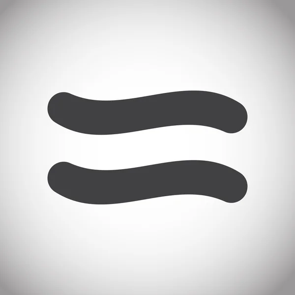 Approximately equal symbol. sign. icon gray background Stock Vector