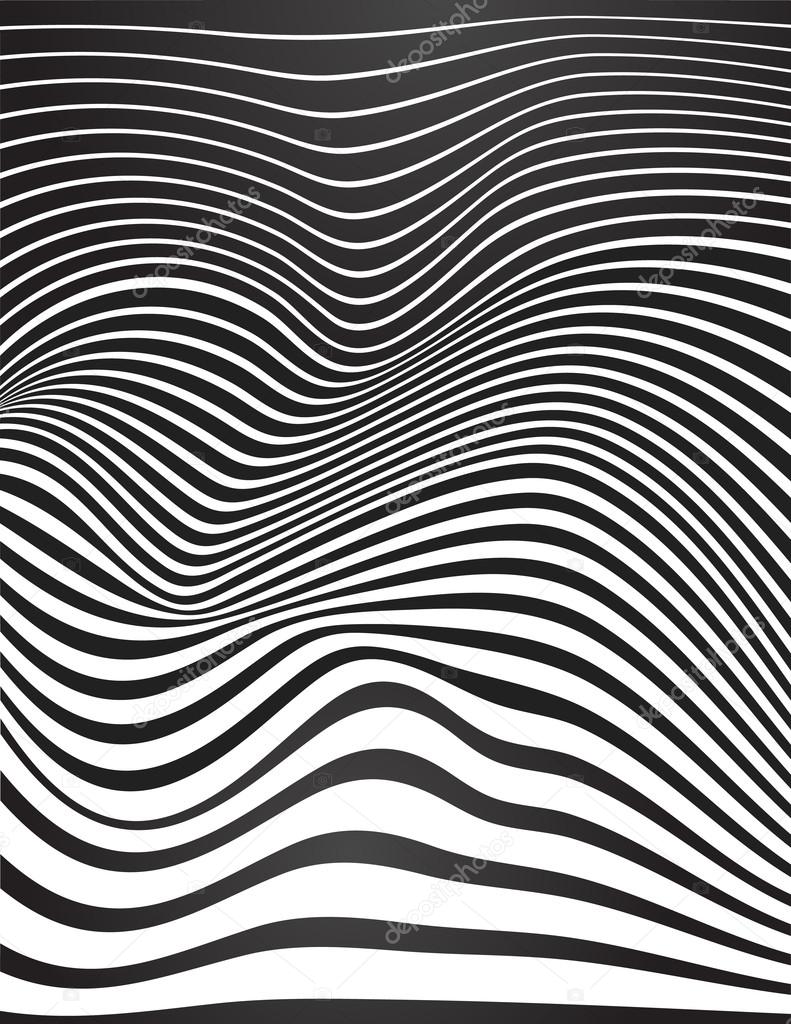 Illustrazione Onda Disegno Bianco E Nero Disegno Di Arte