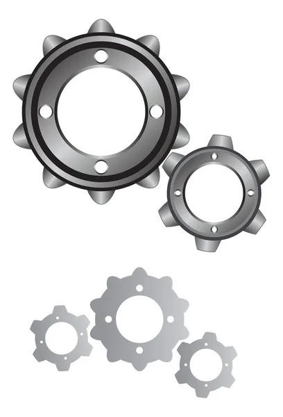 Vector gears — Stock Vector