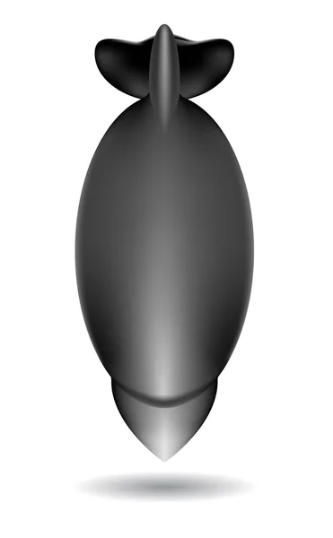 Чёрная бомба — стоковый вектор