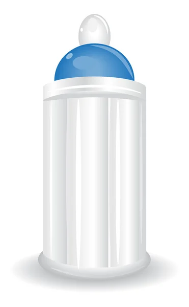 Unique baby bottle — Stock Vector