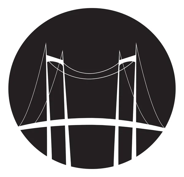 Puente Ilustración — Vector de stock