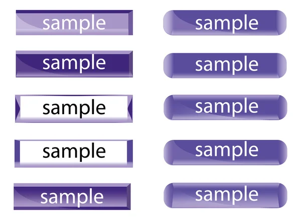 Ensemble de bannières et de cartes — Image vectorielle