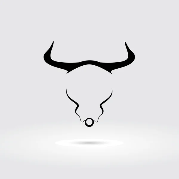 Toro símbolo — Vector de stock