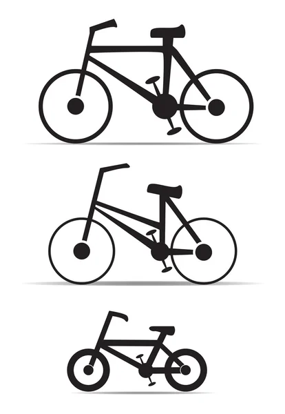 Bicycle icons — Stock Vector