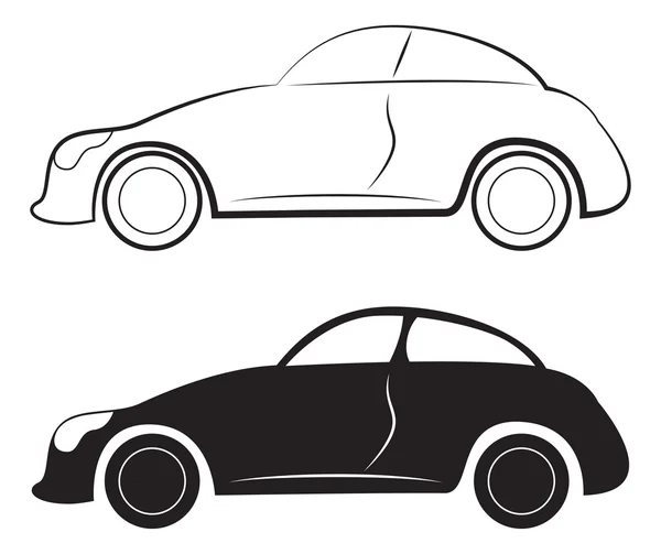 Ilustración del coche — Vector de stock