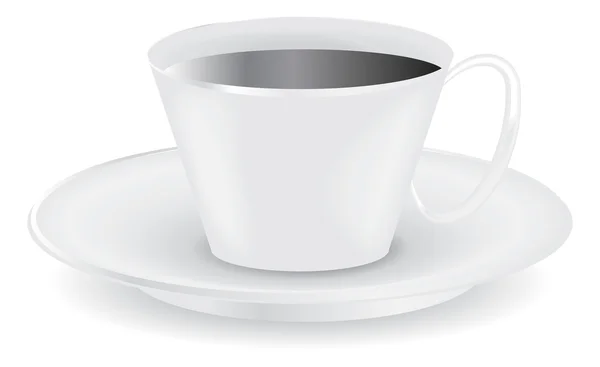 Одна чашка кофе — стоковый вектор