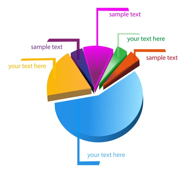 Colorful diagram — Stock Vector