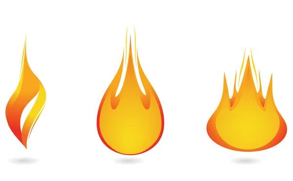 Elemento di fuoco — Vettoriale Stock