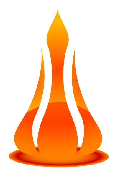 Oheň element — Stockový vektor