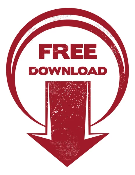 Sinal de download gratuito — Vetor de Stock