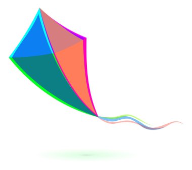 uçurtma illüstrasyon