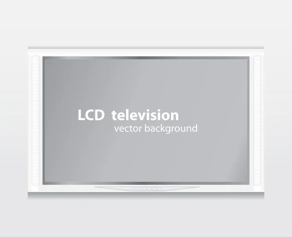 Lcd tv set para fundo — Vetor de Stock