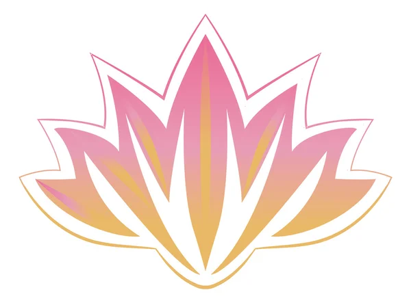 Lotus flower — Stock Vector