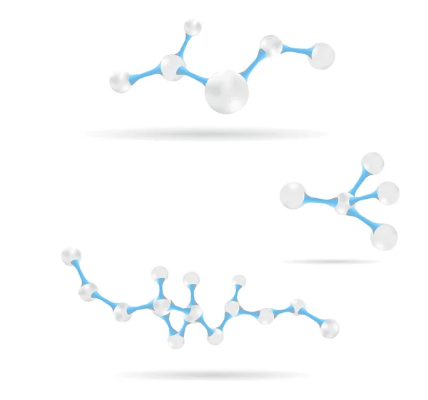 Struttura molecolare — Vettoriale Stock