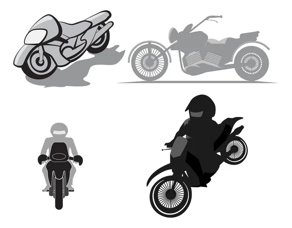 Motocykly sada — Stockový vektor