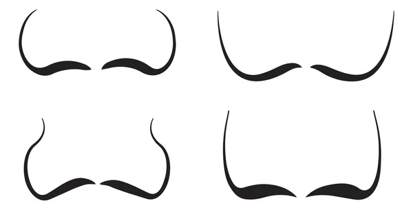 Mustaches set — Stock Vector