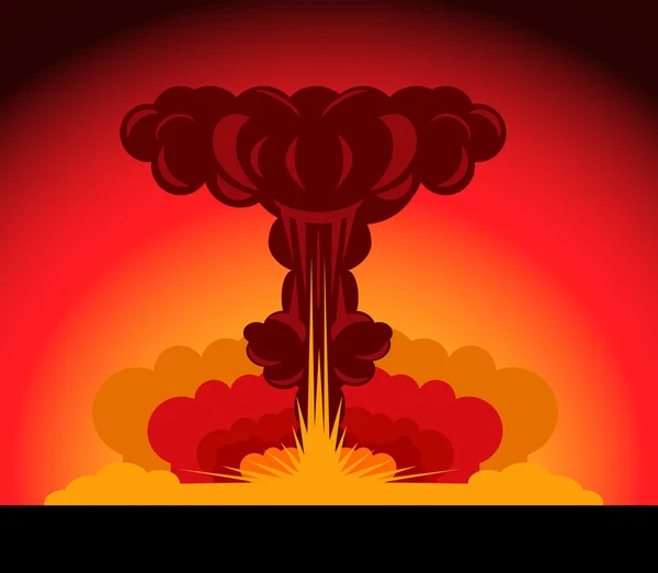 Atomic bomb — Stock Vector