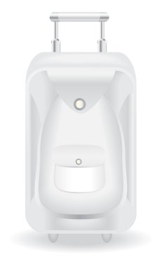 Beyaz çanta seyahat