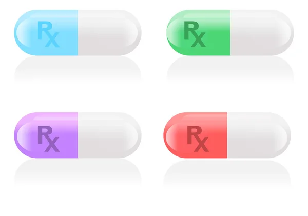 Piller uppsättning — Stock vektor
