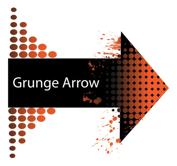 Grunge arrow background — Stock Vector