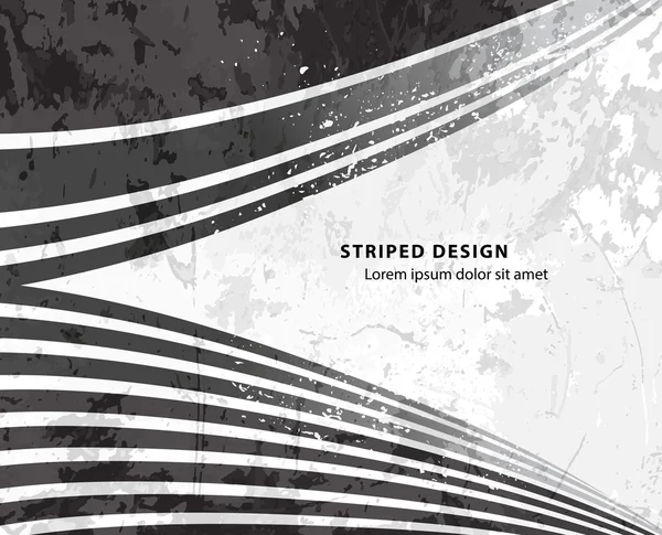 Grunge striped design — Stock Vector