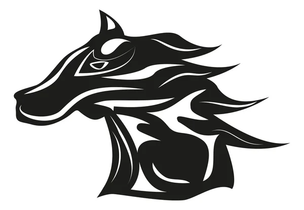 Simbolo cavallo — Vettoriale Stock