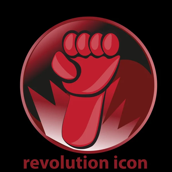 Contexte de révolution rouge — Image vectorielle