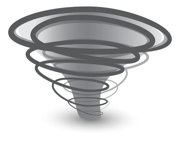Illustration Hurrikan oder Tornado — Stockvektor