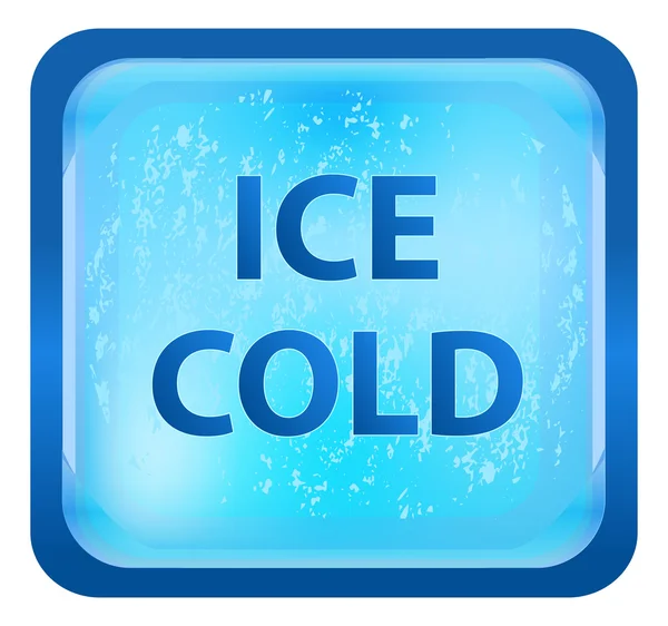 Odznaka zimny lód — Wektor stockowy