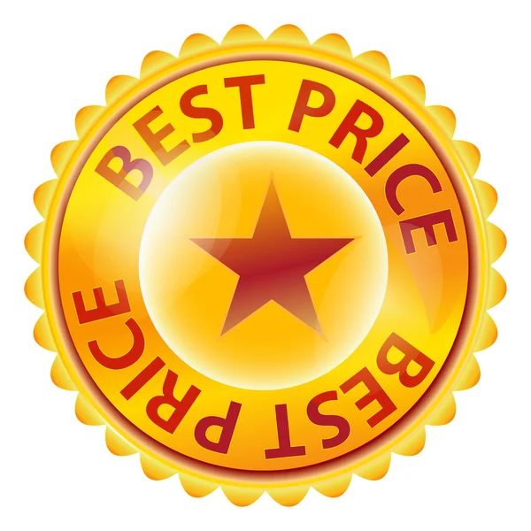 Best price sign — Stock Vector